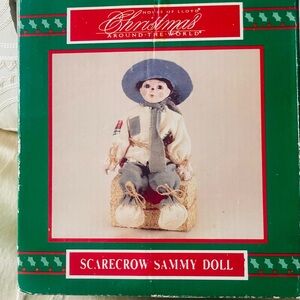 House of Lloyd Scarecrow Sammy Doll - Festive Holiday Decor